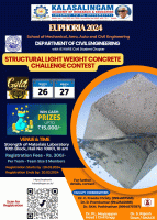Structural Light Weight Concrete Challenge Contest 2024 Technical Event Poster